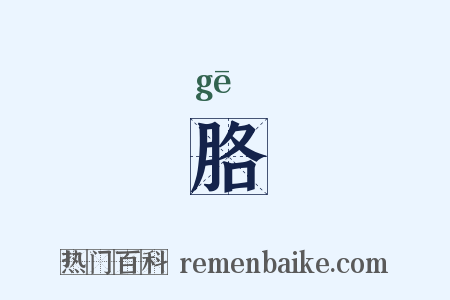 胳是什么意思的图片